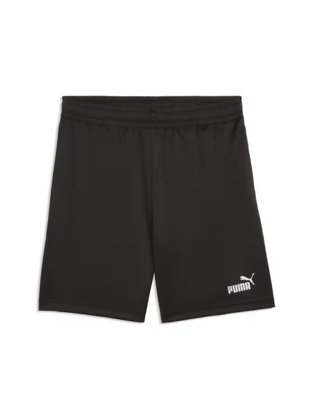 PUMA Młodzieżowe szorty o luźnym kroju Essentials z siateczką Akcesoria czarny