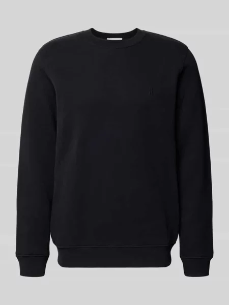 Bluza o kroju regular fit z czystej bawełny model ‘BAARO FLEECE’ Armedangels czarna