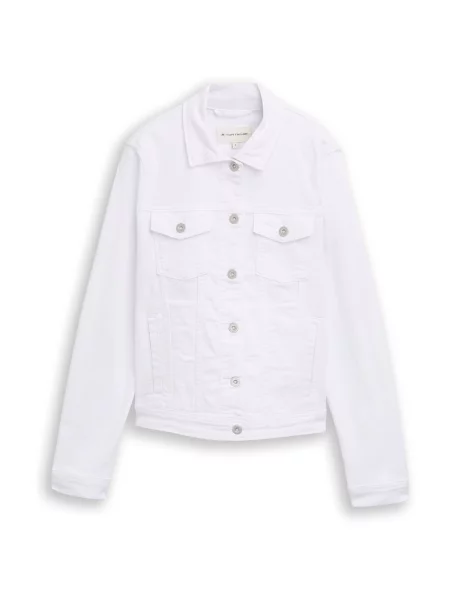 TOM TAILOR Geacă de primăvară-toamnă alb