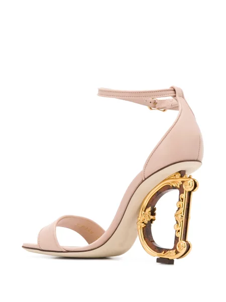 Sandály Dolce & Gabbana růžové