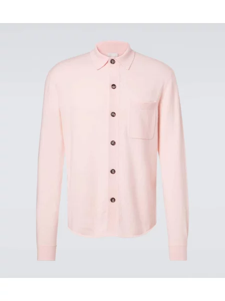 Pulover Allude din cașmir roz