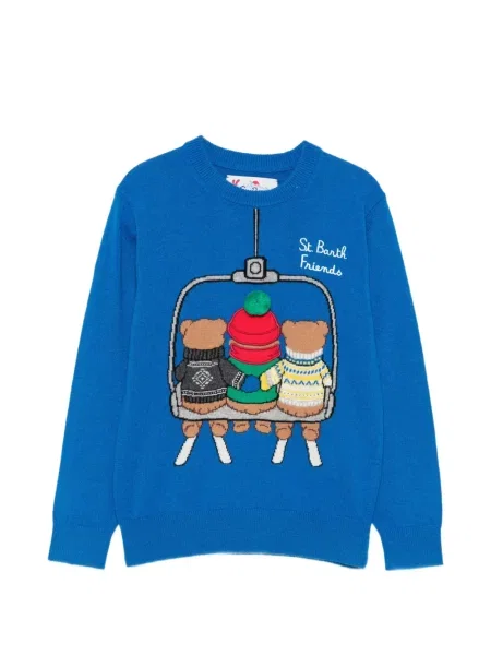 Sweter dziecięcy Mc2 Saint Barth niebieski