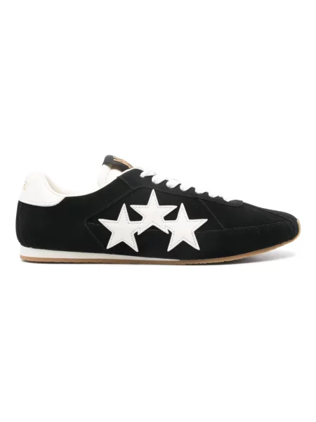 Sneakersy Amiri skórzane bez obcasa czarne