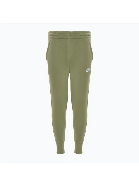 Spodnie dziecięce Nike Sportswear Club Fleece oil green/oil green/white białe