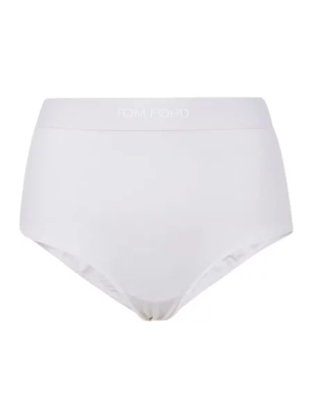Majtki briefs Tom Ford z modalu białe