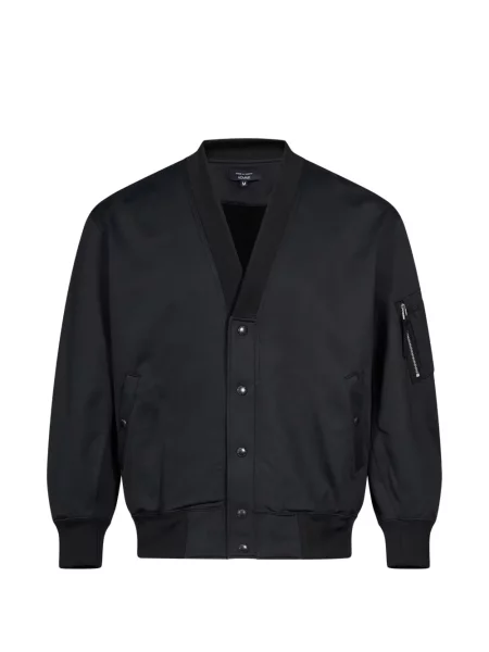 Geacă bomber Comme Des Garçons Homme cu decolteu în V negru