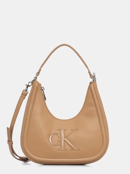 Calvin Klein crossbody kabelka béžová