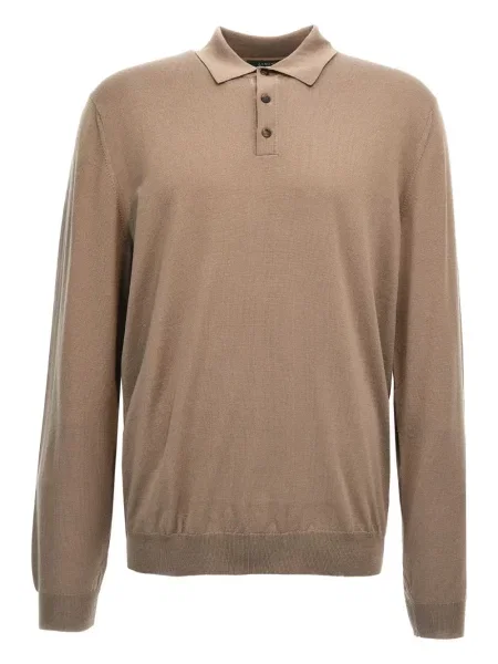 Dlouhé polotričko Zanone hnědé