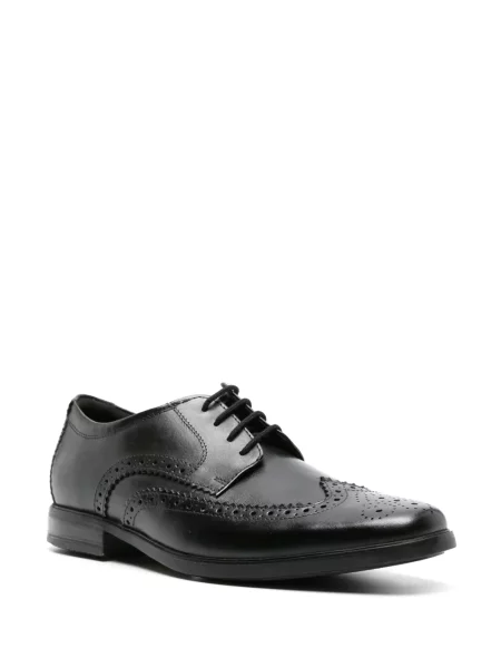 Iš natūralios odos brogue batai Clarks juoda
