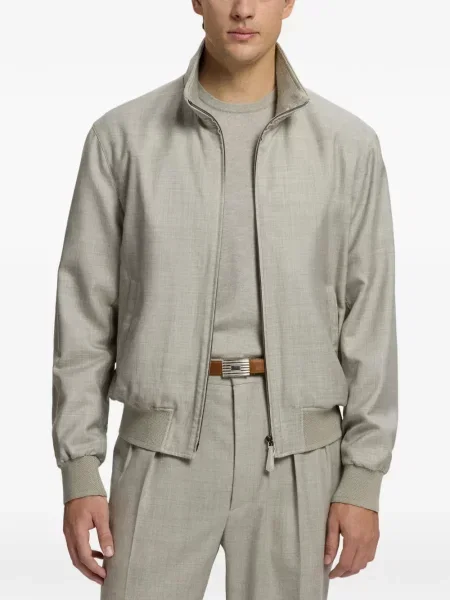 Яке тип бомбър Ralph Lauren Purple Label кепър сиво