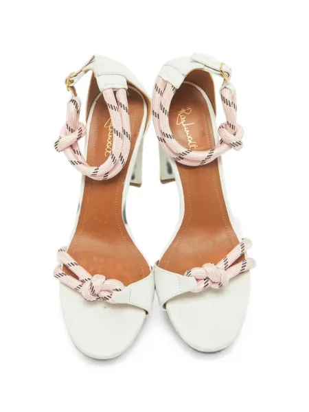 Dirželis sandalai Malone Souliers kaklaraiščiai balta