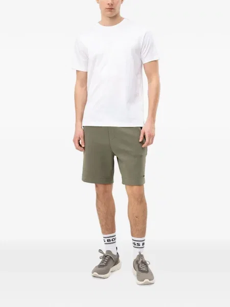 Pantaloni scurți Boss cu imagine verde
