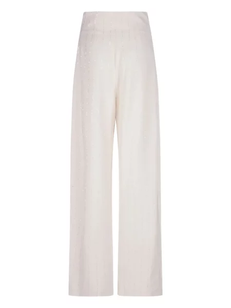 Pantaloni Nissa alb