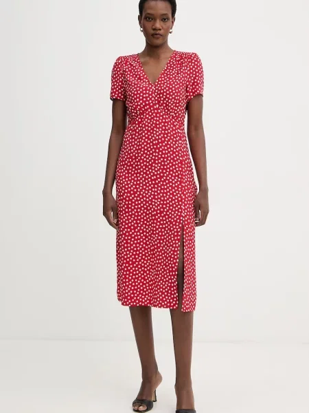 Morgan sukienka letnia z czerwona