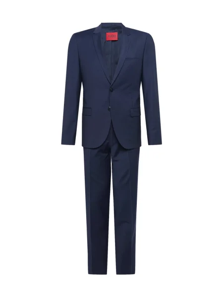 HUGO Costum închis albastru