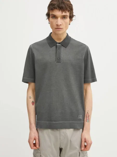Tricou polo C.p. Company gri