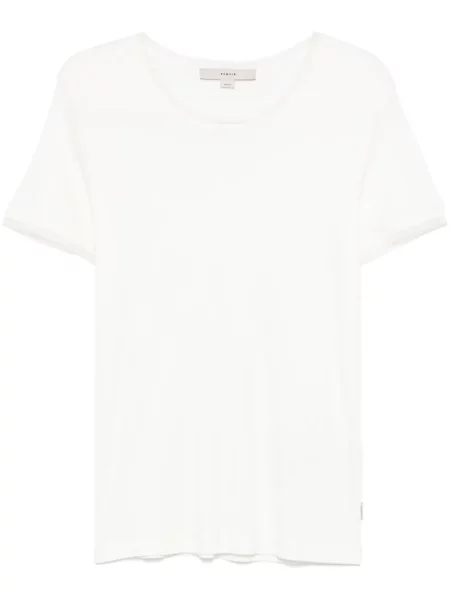 Tricou Remain din jerseu alb