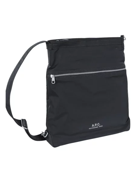 Torba crossbody A.p.c. czarna
