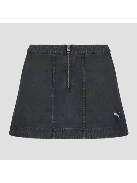 Puma suknja od pamuka FUTURE PUMA ARCHIVE crna