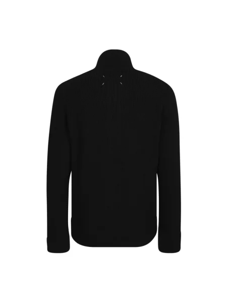 Dzianinowy kardigan Maison Margiela czarny