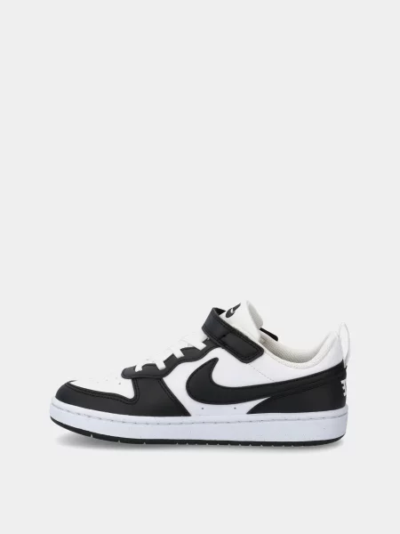 Дитячі Кеди низькі NIKE COURT BOROUGH білий/чорний синтетичний білі