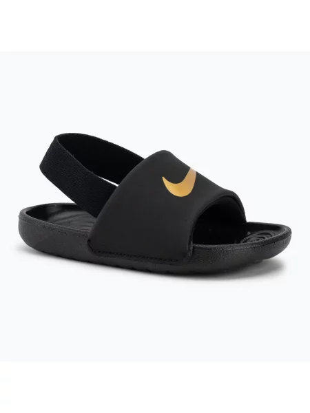 Gyerek papucsok Nike Coffee black/metallic gold. Méret: EU fekete
