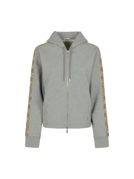 Bluza z kapturem Burberry szara