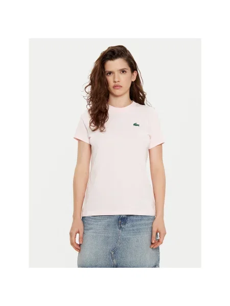 Lacoste Majica Slim Fit roza