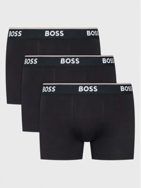 BOSS Boxerky Trunk 3P Power čierna