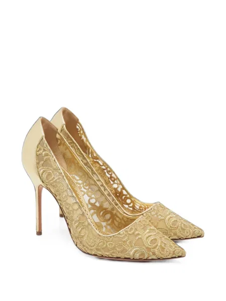 Pantofi cu toc Manolo Blahnik plasă