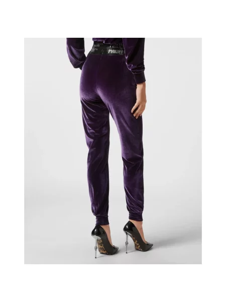 Spodnie dresowe Philipp Plein fioletowe