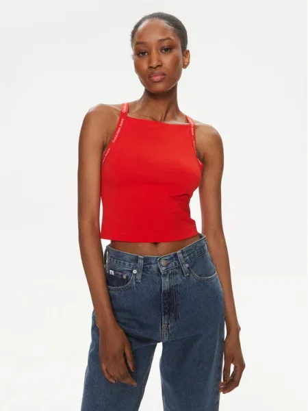 Top Calvin Klein Jeans roșu