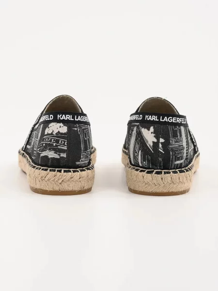 Espadrilky Karl Lagerfeld KAMINI černá