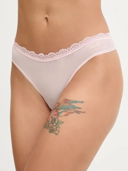 Бикини тип бразилиана Calvin Klein Underwear розово