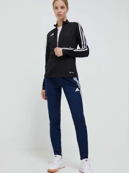 Spodnie Adidas Performance niebieskie