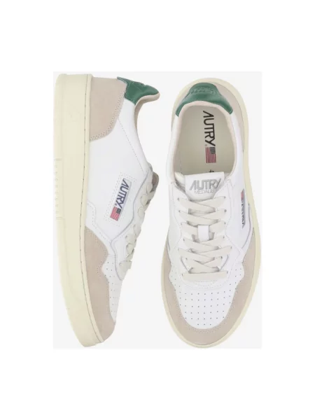 Sneakers Autry Medalist Low Man Leat/ Suede Wht/ Amaz EUR 45 białe