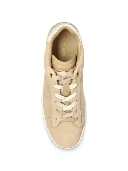 Sneakerși Michael Michael Kors din piele cu platformă maro