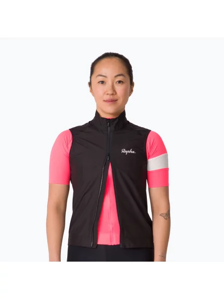 Vestă de ciclism pentru femei Rapha Core Gilet black/white alb