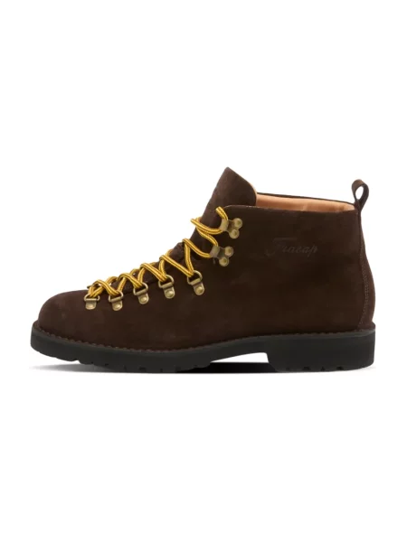 Botki Fracap skórzane brązowe