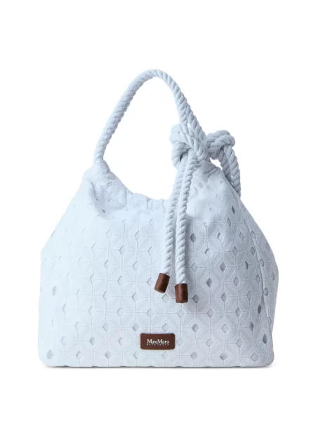 Geantă shopper Max Mara alb