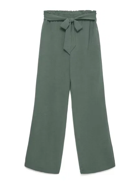 VERO MODA Pantaloni cutați VMCARLA închis verde