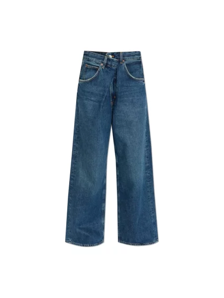Jeansy Agolde niebieskie