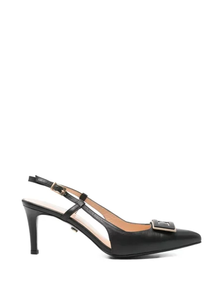 Pantofi cu toc Sergio Moretti Firenze cu cataramă slingback negru