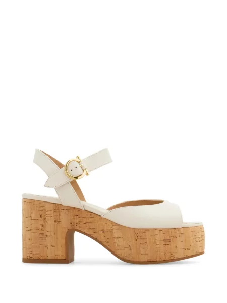 Sandále Ferragamo biela