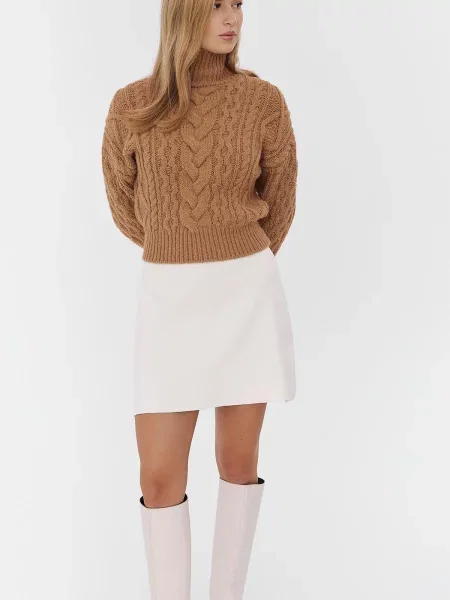 Спідниця міні FASHIONISTA кремовий віскоза/поліестер