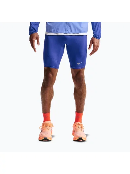 Férfi leggings Nike Stride Dri-Fit Half Tight lapis. Méret: XL kék