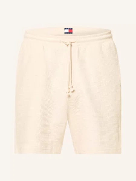 Tommy Jeans Šortky Relaxed Fit krémová