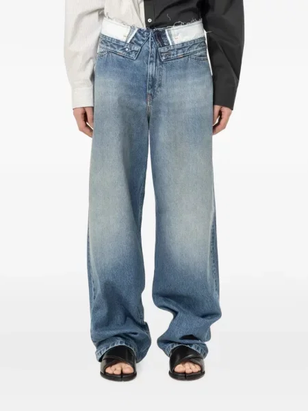 Blugi Mm6 Maison Margiela albastru