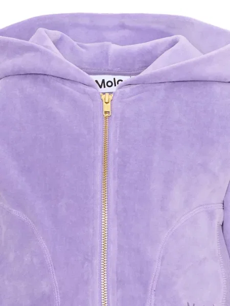 Bluza z kapturem dziecięca Molo fioletowa