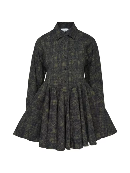 Rochie mini Ganni verde
